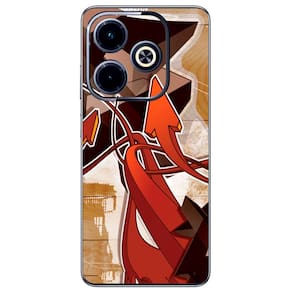 Capa Adesivo Skin071 Verso Para Infinix Hot 40i
