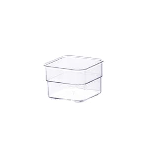 Organizador Mesa Gaveta Multiuso Modular Diamond Cor Transparente 7,5x7,5x5,2cm