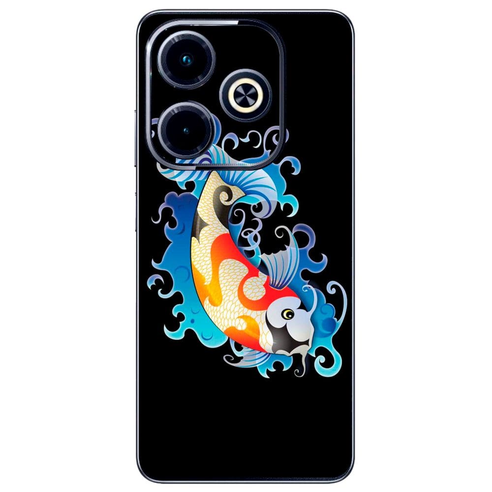 Capa Adesivo Skin053 Verso Para Infinix Hot 40i