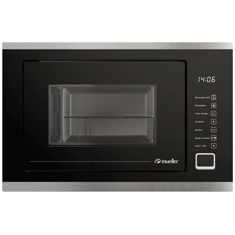 Forno Micro-ondas De Embutir Mueller 25 Litros MMO0225G1 Preto 220V