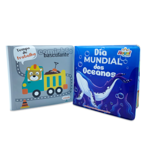 Livro de Banho Historinhas - Mar e Urso Trabalhador