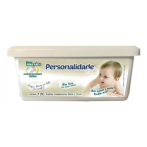 Toalha Umedecida Personalidade Estojo C/120 Un