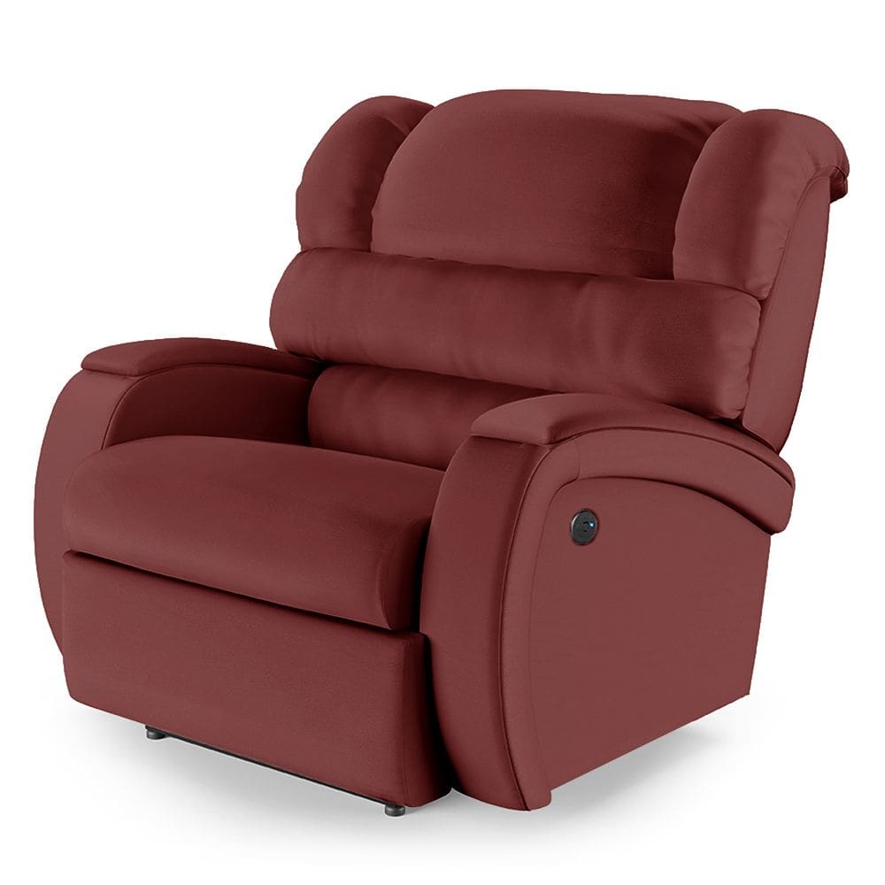 Poltrona do Papai Reclinável Napoli Power Touch USB PU Vermelho FH1 - D`Rossi