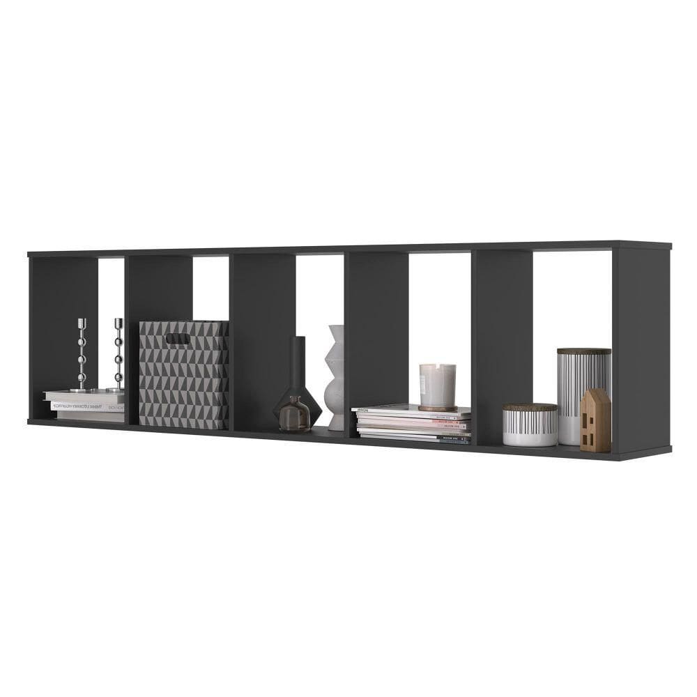 Conjunto de 5 Nichos Hawaii Preto Onix