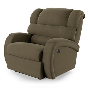 Poltrona do Papai Reclinável Napoli Power Touch USB Veludo Capuccino FH1 - D`Rossi