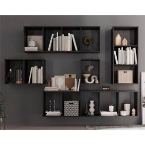 Kit de 15 Nichos Sofia Preto Onix