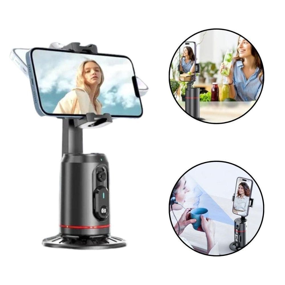 Suporte Estabilizador Para Celular 360º Rastreamento Facial