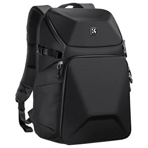 Mochila para câmera K&F Concept 20L à prova d`água com capa rígida