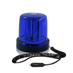 Giroled Giroflex Azul 10w 12/24v 54 Leds Imã Cabo Espiral