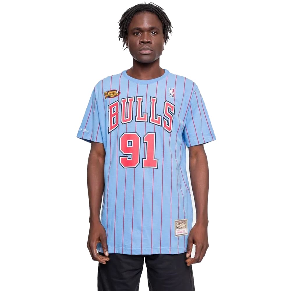 【未使用】Mitchell＆Ness NBA BULLS RODMAN 91 Camiseta Mitchell&Ness Nba Masculina Bulls 91 | Casas Bahia