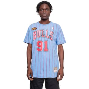 Camiseta Mitchell&Ness Nba Masculina Bulls 91 Dennis Rodman