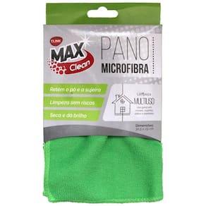 Kit 10 Un Pano Multiuso Microfibra 30,5x29cm - Max Clean