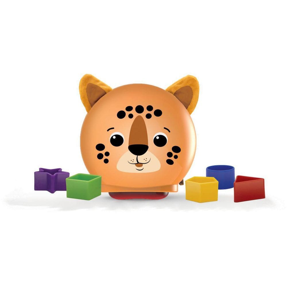 Brinquedo Educativo Encaixe Fromas Oncinha Pintada