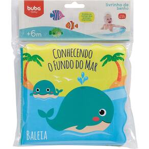 Livrinho De Banho - Conhecendo O Fundo Do Mar - Buba