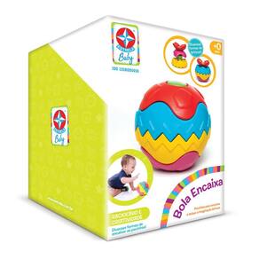 Bola Encaixa Estrela - Brinquedo Imaginação - Cores Vivas