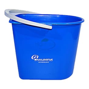 Balde Mopinho 12 Litros S/ Espremedor Azul Bralimpia