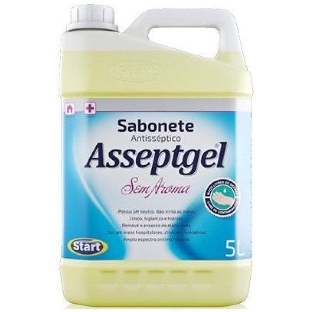 Sabonete Antisséptico Asseptgel Sem Aroma 5l Bacgel Start