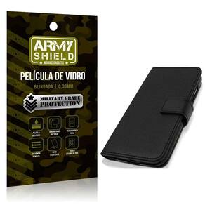 Capa Flip Carteira Samsung S21 Fe + Película 3D - Armyshield