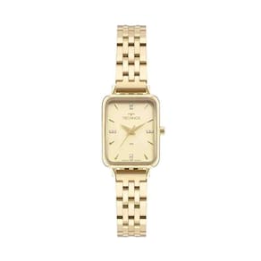 Relógio Dourado Feminino Technos Mini Gl32Ao/1X