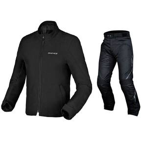 Conjunto Jaqueta Moto Motoqueiro Shiver Laguna Tipo X11 Texx Ronin Tam 3G + Calca Impermeavel Tam 3G