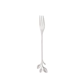 Conjunto 4 Garfos de Aço Inox para Aperitivo Leaves Prata - Wolff