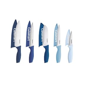 Cuisinart Conjunto Facas Azuis 5 Facas e 5 Capas Protetoras