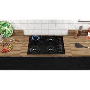 Cooktop Itatiaia Essencial 4 Bocas - Preto