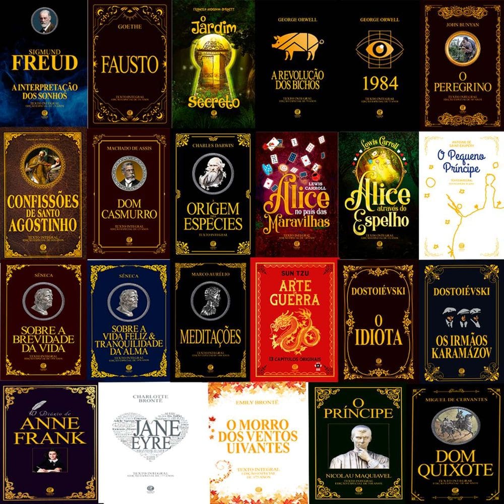 Biblioteca Série Ouro - Coleção com 23 Livros