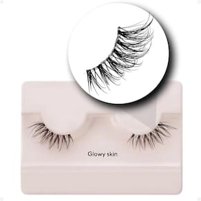 Cílios Postiços Kiss New York The New Natural Glowy Skin Metadinha NNH01B