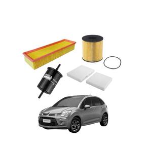 Kit Filtro Troca de ÓleoCitroen C3 2012 A 2017 WKL102 Wega