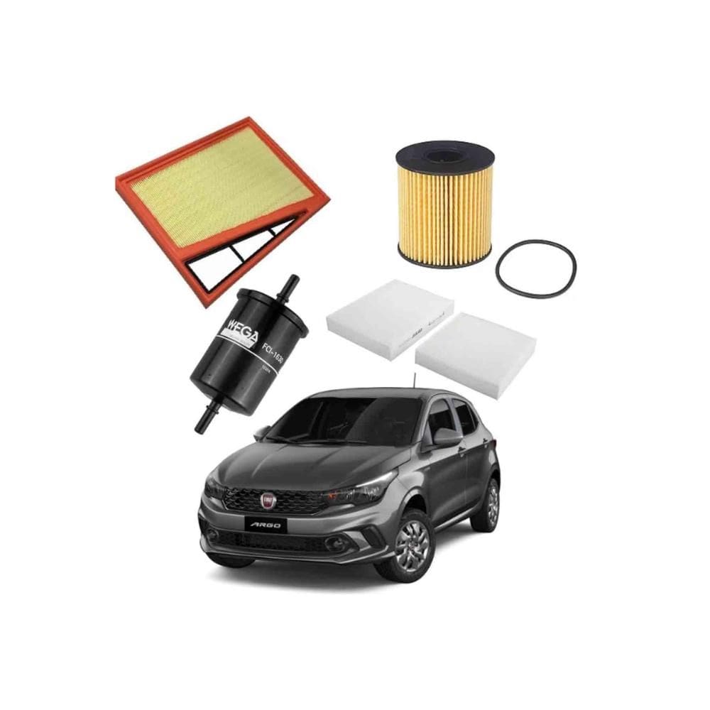Kit Filtro Troca de Óleo Argo 2016 A 2024 WKL122 Wega