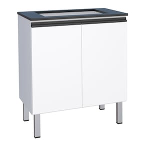 Balcão de Cozinha para Cooktop 4 Bocas Pauini Branco