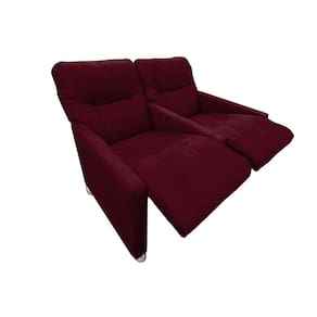 Poltrona 2 Lugares Reclinável Sala Cinema Jetta Bordo