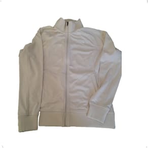 Jaqueta Feminina North Face Ladies  Cor Creme Com Ziper