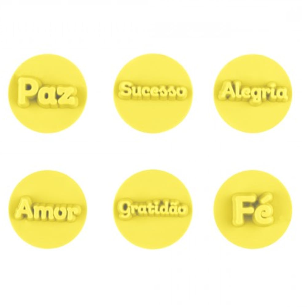 Kit Carimbos Desejos Amarelo Bluestar