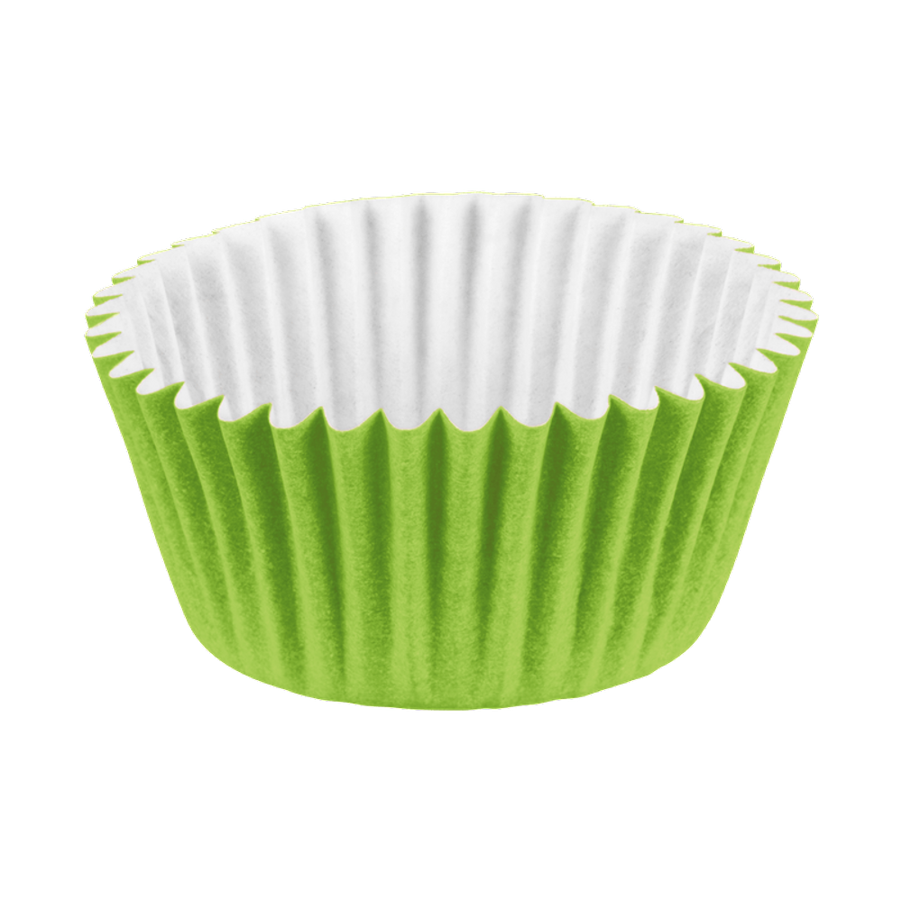 Forma Lisa P/ Cupcake Verde Claro C/45 Flip