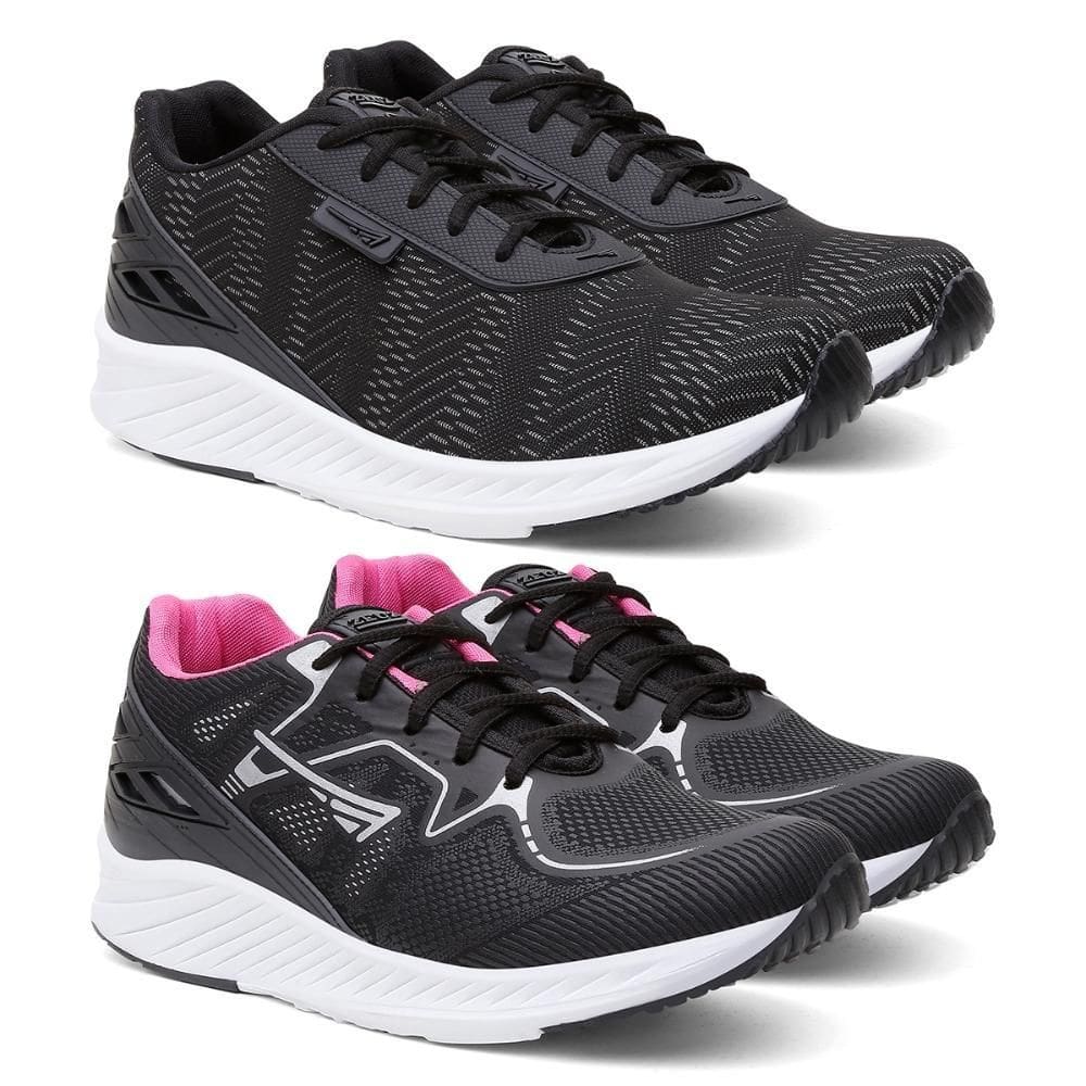 Tênis Feminino Esportivo Cadarço Fitness Dia a Dia Kit 2