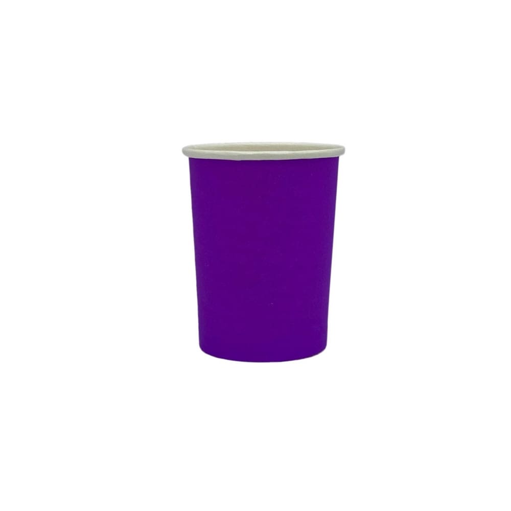 Copo Papel 200ml Roxo C/8 Forfest
