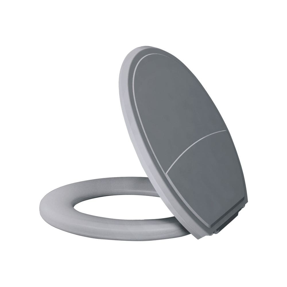 Assento Sanitario OVAL Almofadado PLUS SLIM Cz.claro Metasul