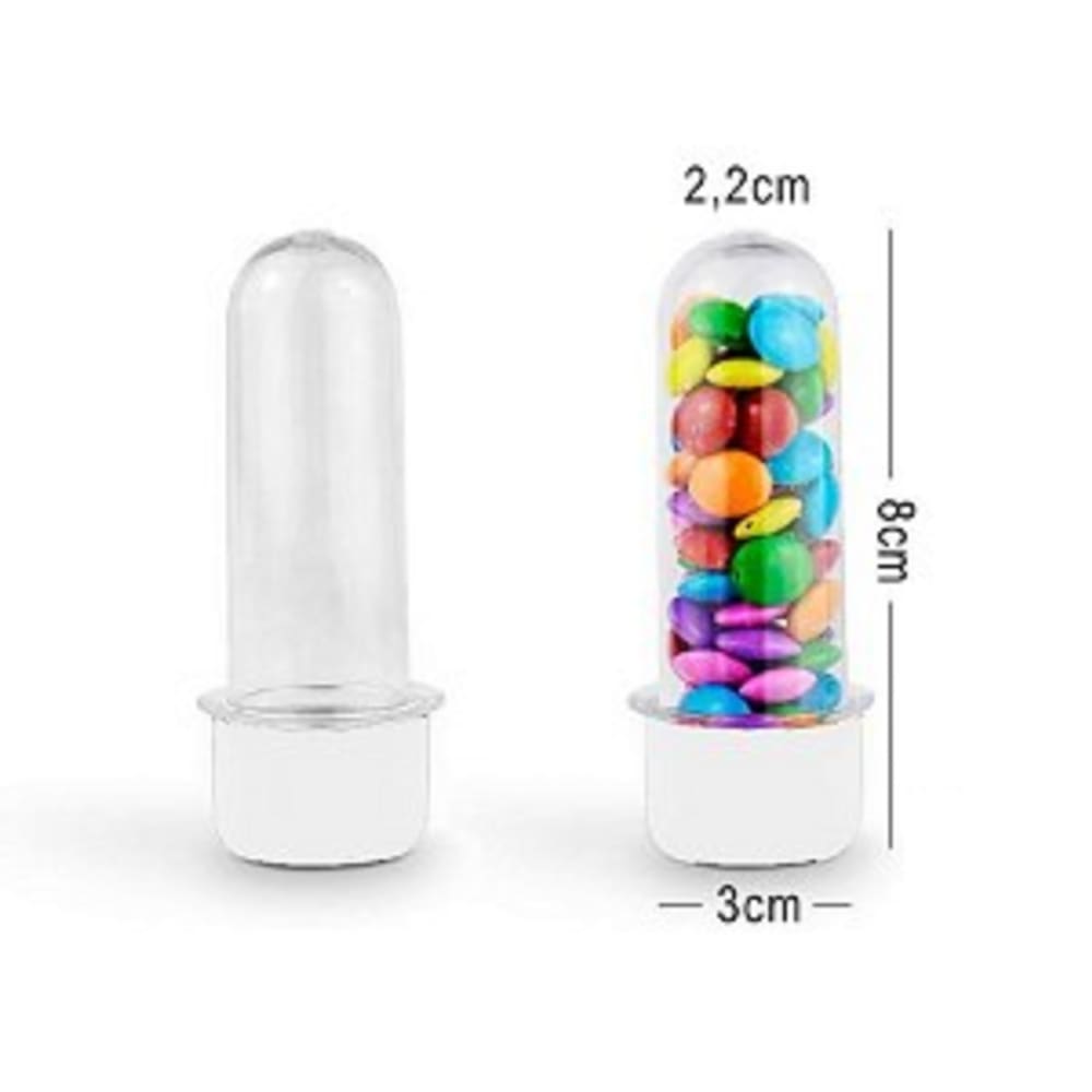 Mini Tubete Branco C/10 Toys