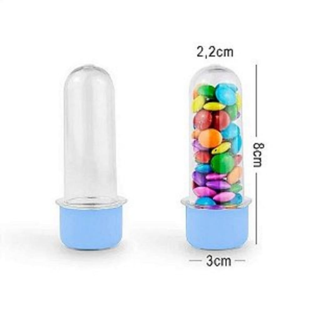 Mini Tubete Azul Claro C/10 Toys