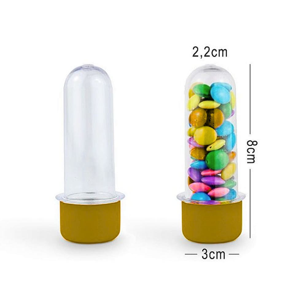 Mini Tubete Ouro C/10 Toys