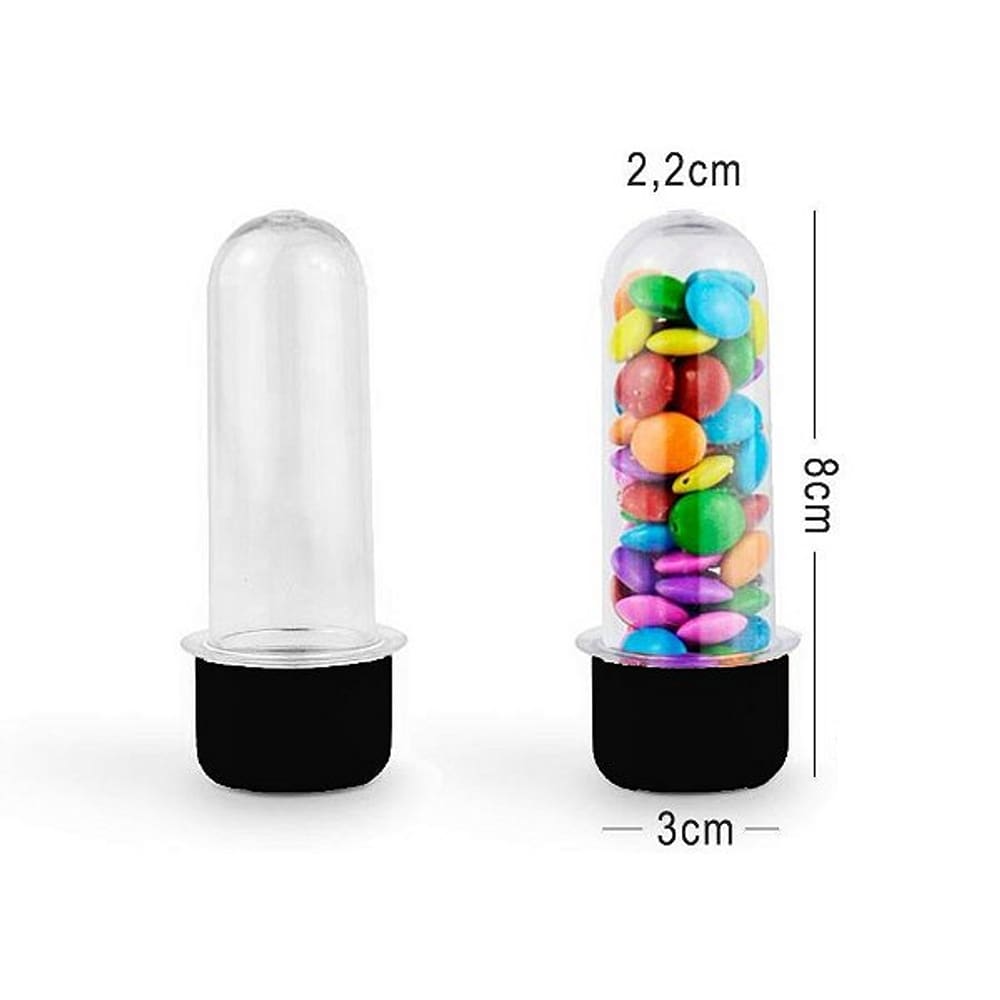 Mini Tubete Preto C/10 Toys