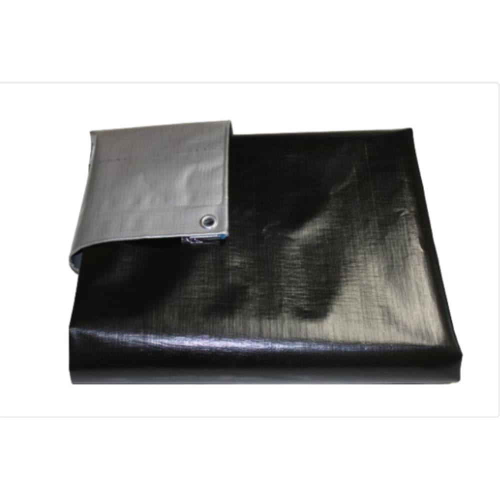Lona multiuso Impermeável 310 2x6 Preto e prata - Primelonas SK