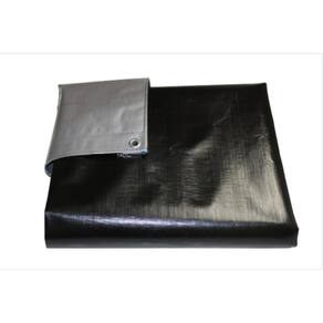 Lona multiuso Impermeável 310 3x3 Preto e prata - Primelonas SK