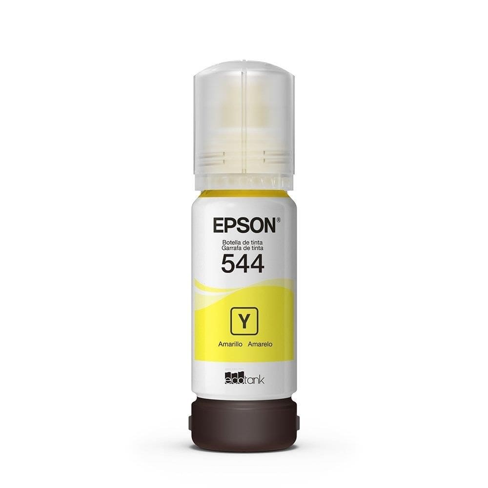 Refil De Tinta Epson T544422-BR Amarelo | Para Impressoras L3110|L3210|L3150|L3250|L5190|L5290