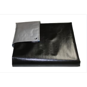 Lona multiuso Impermeável 310 4x4 Preto e prata - Primelonas SK