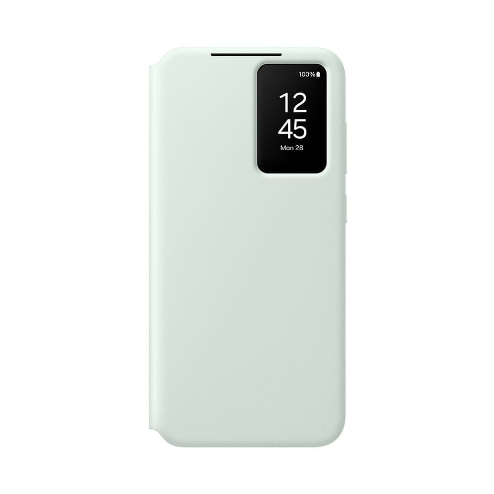 Capa Protetora Clear View Galaxy S24 FE Verde Claro