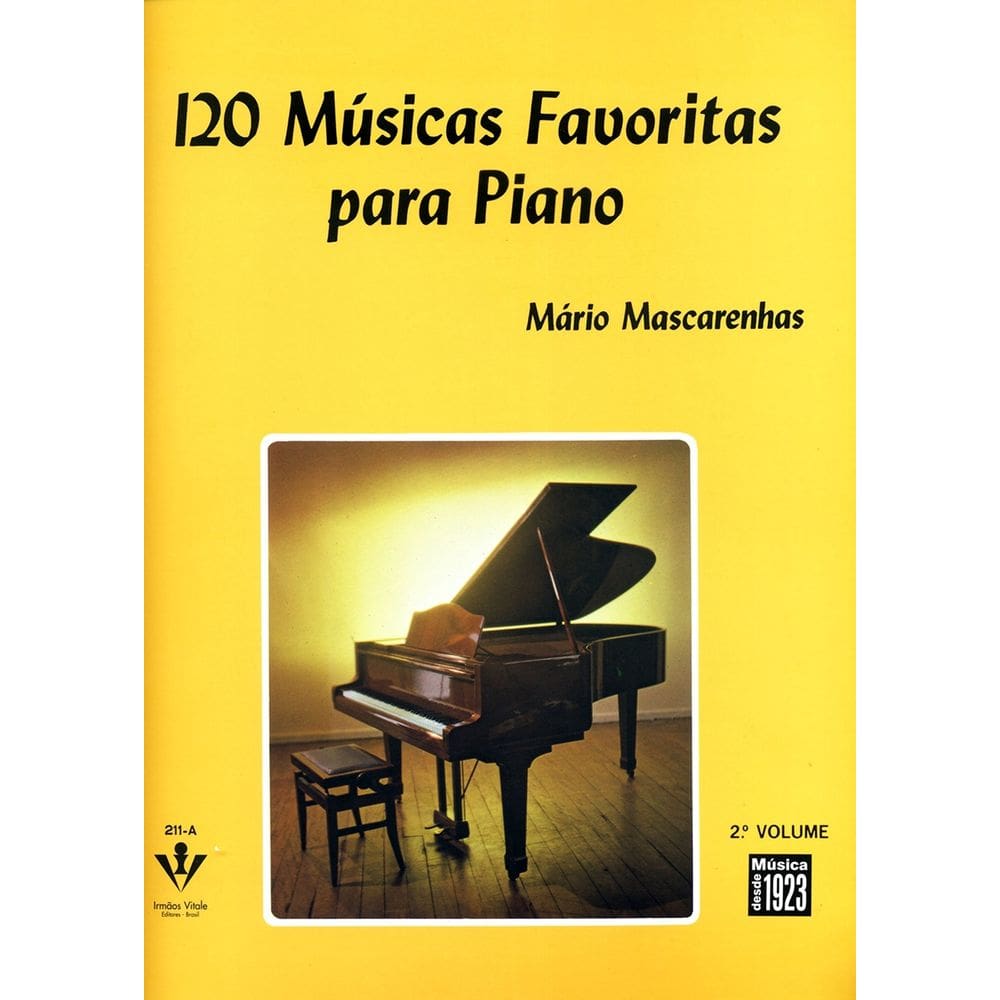120 músicas favoritas para piano Volume 2 - Mário Mascarenhas