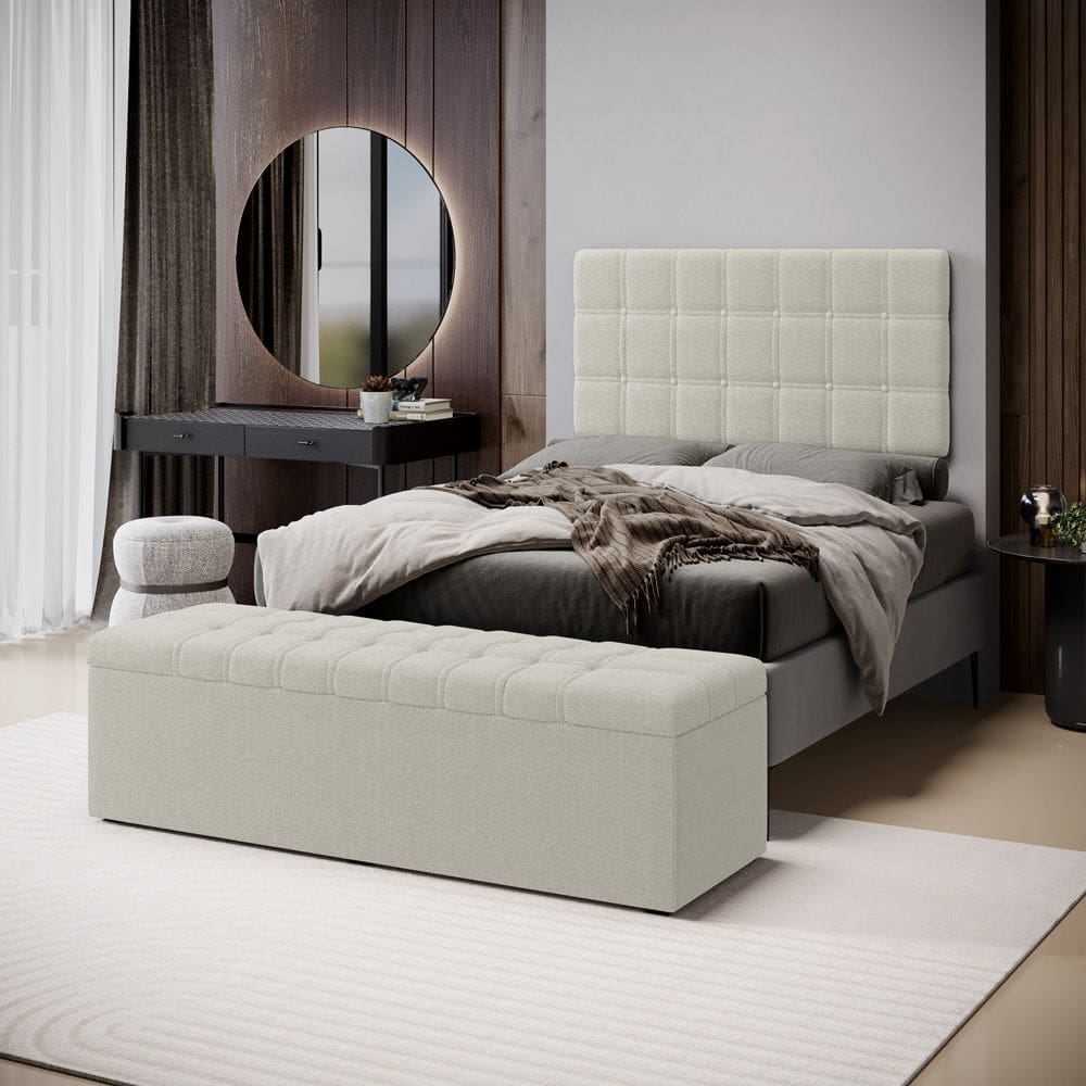 Kit Painel Rana 140 e Calçadeira Alpha Bouclê Aradecor